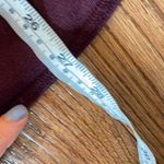 Knox Rose  burgundy collared shawl neck Sherpa shacket small Photo 5