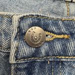 Austin Landing Womens Denim Shorts Mid Rise Belted western cowgirl size 9 Blue Photo 8