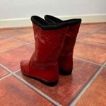 Maud Frizon Red Crocodile Pattern Pointed Toe Western Boots Size EU 36 Photo 11