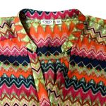 Cato  Woman Blouse Womens 22/24W Used Colorful V-Neck Pullover Photo 14