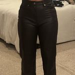H&M Leather Pants Black Size 4 Photo 2