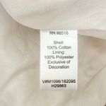 Coldwater Creek Womens Blazer Size M Cream Botanical Embroidered Cottage Fairy Photo 8