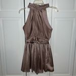 Angel Biba Champagne Satin Keyhole Romper Size AUS10/US6 Photo 1