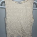 Madewell  NWT Smocked Boatneck Tank size medium Photo 4