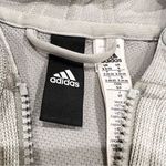 Adidas  Grey Zip Up Hoodie Jacket Womens Small Photo 2