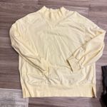 Listicle Light yellow mock neck boutique crewneck Photo 0