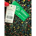 Boden Ruched Bust Ditzy Floral Preppy‎ Tie Waist Mini Pockets Size 6 Petite Black Photo 8