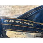 American Eagle  Denim Jeans Low Rise Ultra Wide Leg Strigid 28W‎ Plus size NWT Photo 5