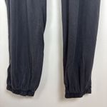 Victoria's Secret Pink  Jogger Pants Womens Large Black Pull On Lounge Casual L Photo 6