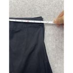 Lands' End  Women's Skort Solid Black Size 16 Cotton Blend A Line Photo 6