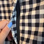 J.Crew Navy Blue & White Plaid Gingham Trousers Size 2 Photo 6