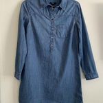 Gap Denim tunic dress quarter button up size XS Photo 0