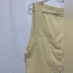 Abercrombie & Fitch Cream Buttoned Tank Top Photo 2