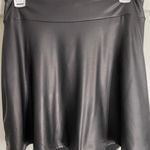 Forever 21 Faux Leather Skater Skirt Photo 0