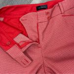 The Limited  Printed Herringbone Knit Ankle Crop Pants Coral Red Size 4 Photo 5