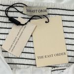 The East Order NWT Revolve Chance Mini Dress Small White Smocked Striped Coastal Photo 7