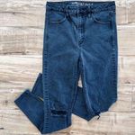 American Eagle AE Black Wash Denim Super Stretch Super Hi Rise Jegging Jeans Photo 0