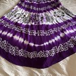 Riviera Sun Womens Sleeveless Dress Floral Embroidered Sequins Boho Purple Small Photo 6