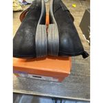 Miz Mooz  Women's Gracie Loafer Black Suede Size 40 US 9 Perforated Toe‎ Distress Photo 7