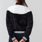 Nike Womens Size Medium Sherpa zip up bomber jacket NWT Photo 1