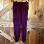 HH Works By Healing Hands Woman's XXS Maroon Scrub Pants‎ Pockets Photo 9