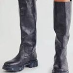 Free People NEW Brooks Tall Leather Boots Photo 0