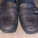 Bella Vita  silver leather sequined buckle loafer flats dress shoes Photo 3