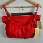 New Michael Michael kors Two Piece Sea Coral bikini size XL Red Photo 0
