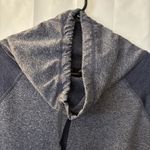 Avia  Pullover Womens Size L Blue Drawstring Long Sleeve Funnel Neck Athletic Top Photo 2