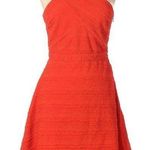 Sugar Lips textured orange halterneck sun dress Photo 0