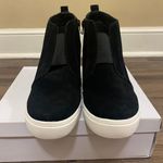 Steve Madden Black Wavery Wedge Sneakers Size 10 Photo 8