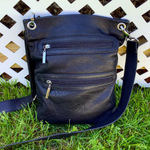 Genuine leather crossbody/ messenger bag 🌹 Black Photo 0