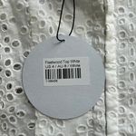 Princess Polly White Eyelet Tank Photo 1