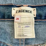 L'Agence New with tags l’agence Adele high rise crop stove pipe jeans in size 28 Photo 5