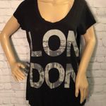 a.n.a London Screen Printed Graphic Tee Shirt L Photo 1