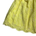 For Love & Lemons  Yellow Eyelet Natalia Mini Dress Womens XL Photo 8