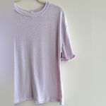 We The Free Nina Pale Lavender T-Shirt, Athleisure Tee, Size Small Photo 4