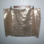 Wild Fable  16W Gold Mini Skirt Plus Photo 3