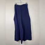 Bucketlist Wide Leg Tube Solid Twist Front Gauze Relaxed Jumpsuits Sz M Blue Size M Photo 1