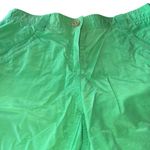 Lands' End Women's Bermuda Shorts Size 8 Petite Green Cargo Lightweight Preown Photo 1