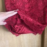 Laundry by Shelli Segal Y2K vintage red lace mini tank dress, size 2 Photo 2