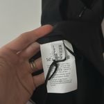 Moschino NWT  Jeans 2 Stretch Wool Suiting Dress in Black Photo 8