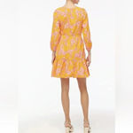 J.Crew Scoop Neck Mini Dress Bird Of Paradise Tropical Floral Size 00 XXS Photo 2