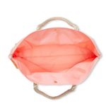 Victoria's Secret NWT‎ Victoria Secret Shoulder Tote Bag Braided Rope Handles Beach Peach Ombre Photo 1