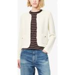 Rag and Bone Claire Textured Cardigan - Off White - Size Small Photo 1