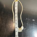 Vintage Southwestern Carved MOP Thunderbird Necklace Stone Heishi Bead Fetish White Photo 6
