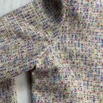 Lane Bryant  Women's Tweed Blazer Jacket Pink Purple Size 28 Floral Brooch New Photo 10