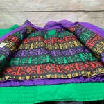 London Fog Vintage 80s  Jacket XL Multicolor Aztec‎ Pattern Removable Liner Photo 6