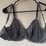 Wacoal Embrace Lace Underwire Bra Grey 34DDD Quiet Shade Ether Photo 10