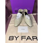 BY FAR Carr Flats in Limewash White Leather 37 With Box Womens Ballet Size 6 Photo 5